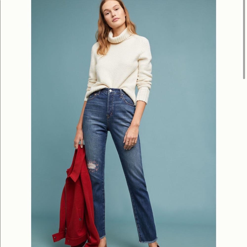 Ella Moss The High Waist Straight Jeans